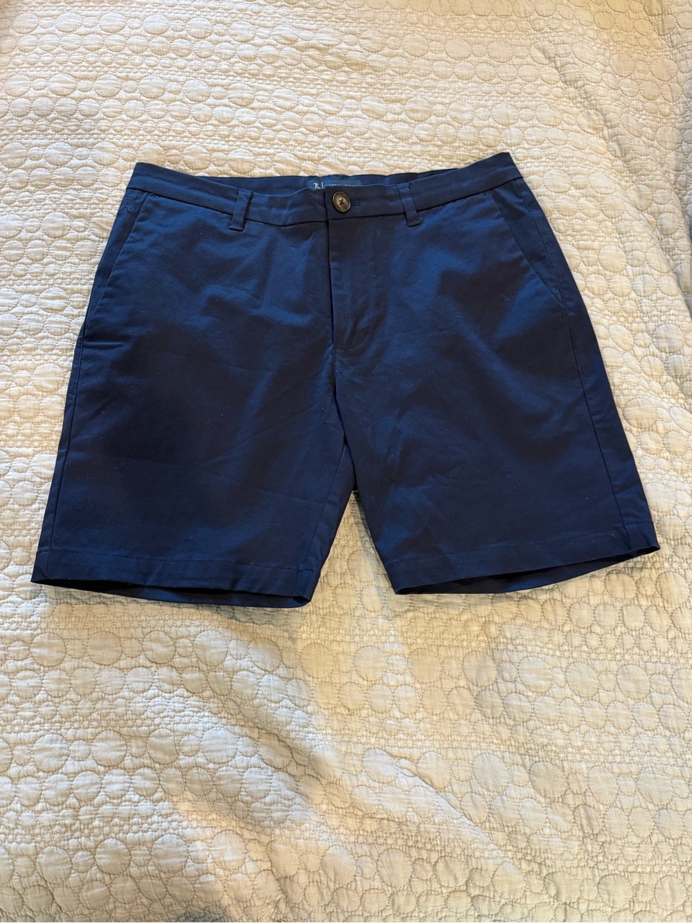 Tailored Athlete Navy Chino Shorts